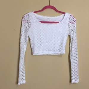 Forever 21 Lace Crop Top
